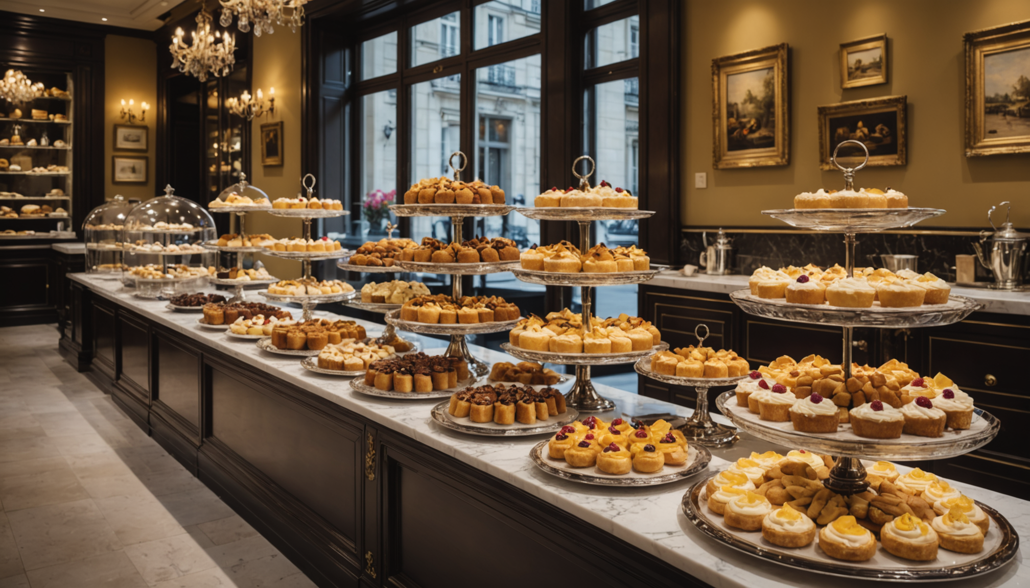 découvrez les pâtisseries de palace désormais accessibles à tous : dégustez des créations raffinées, signées par de grands chefs, dans des lieux d’exception ouverts au grand public.
