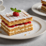 découvrez notre recette facile du millefeuille classique : des couches croustillantes de pâte feuilletée et une délicieuse crème pâtissière, pour un dessert élégant et gourmand à préparer chez soi !