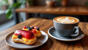 découvrez l'alliance parfaite du café et de la pâtisserie, un duo classique réinventé pour éveiller vos papilles avec des saveurs inédites et gourmandes.
