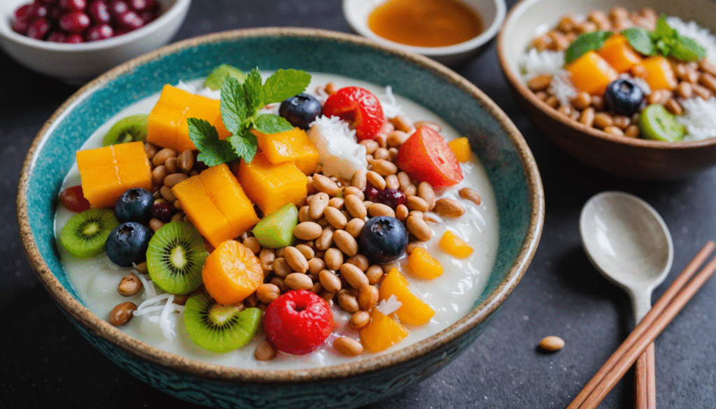 découvrez l'univers sucré du vietnam avec notre sélection de douceurs : chè, bánh et autres desserts traditionnels. plongez dans des saveurs exotiques et authentiques pour un voyage gourmand inédit.