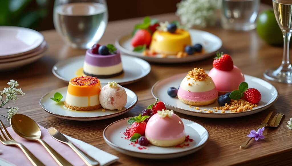 découvrez les dernières tendances des menus « 100 % dessert » et laissez-vous séduire par des créations sucrées innovantes et gourmandes.