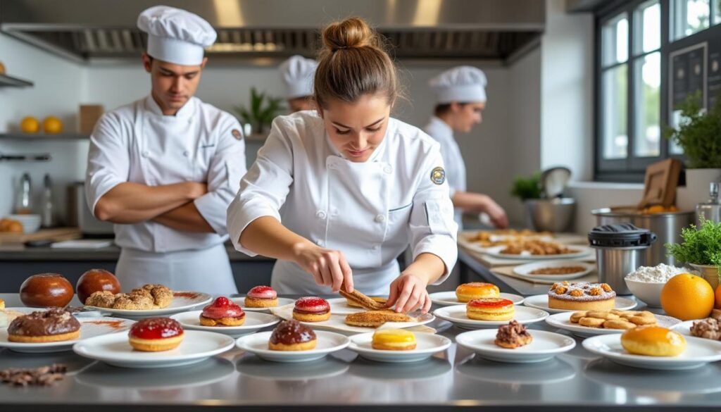 découvrez les jeunes chefs pâtissiers qui révolutionnent l'art du sucré en apportant créativité et modernité à leurs desserts.