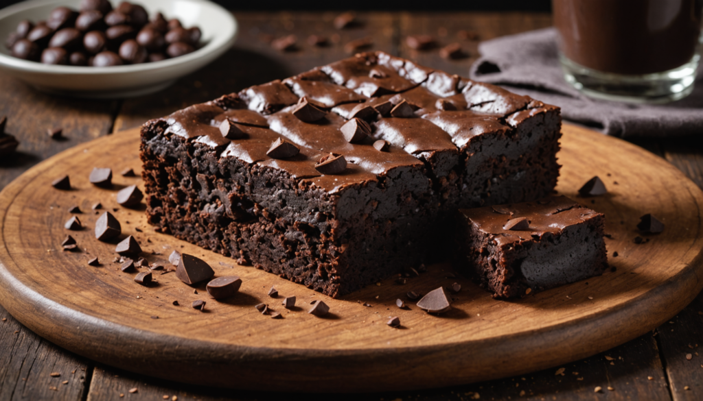 découvrez notre brownie moelleux au chocolat noir intense, une gourmandise riche en saveurs pour les amateurs de chocolat qui aiment les desserts fondants et délicieux.