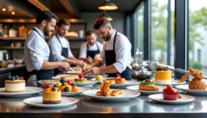 découvrez comment les chefs étoilés mettent le dessert à l'honneur, créant des créations sucrées exceptionnelles qui enchantent les palais.