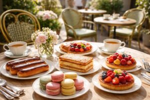 découvrez les plaisirs gourmands de la pâtisserie française avec les créations emblématiques de pierre hermé et ladurée paris, alliant tradition et innovation pour éveiller vos papilles.