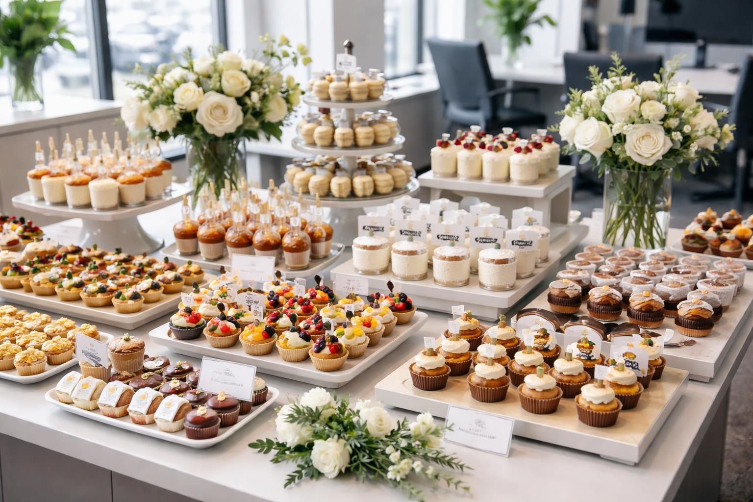 découvrez notre service traiteur pâtisserie pour événements professionnels, proposant des desserts personnalisés et des buffets gourmands adaptés à toutes vos occasions.